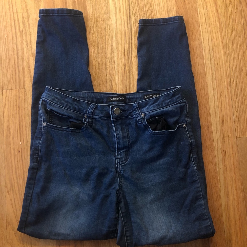 Needle and Cloth Skinny Ankle Jeans